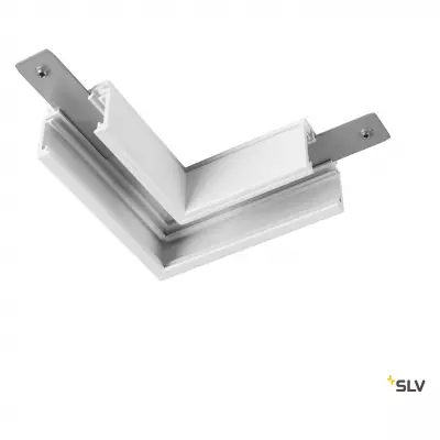 48V TRACK, Connecteur 90� m�canique pour rail en saillie standard, droite, blanc (1006578)