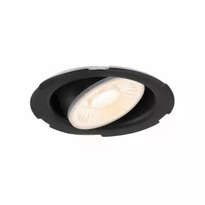 UNIVERSAL, encastr� de plafond orientable, int�rieur,  noir, LED, 8 W (1007090)