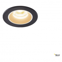 NUMINOS® XS, encastré de plafond int, 40°, noir/blanc, LED, 7W, 3000K, IP20/IP44 (1005521)