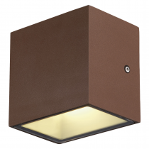 SITRA CUBE, applique ext, S, simple rouille LED 6,2W 3000K/4000K IP44 CCT Switch (1005150)