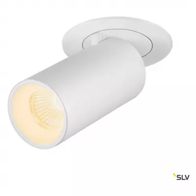 NUMINOS PROJECTOR S, Plafonnier encastr�, 3000 K, 20�, cylindrique, blanc (1006949)