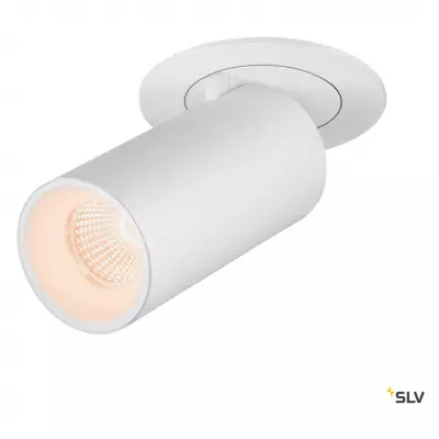 NUMINOS PROJECTOR S, Plafonnier encastr�, 2700 K, 55�, cylindrique, blanc (1006937)