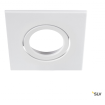 UNIVERSAL DOWNLIGHT, collerette pour downlight IP20, orientable, carré, blanc (1007185)