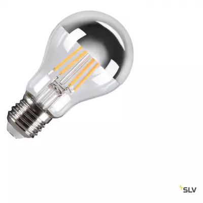 Source LED A60, E27, chrome, 7,5W, 2700K, t�te miroir, variable (1005305)
