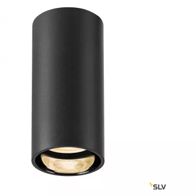ASTO TUBE, plafonnier, cylindrique, GU10, 1x max. 10 W, noir (1006439)