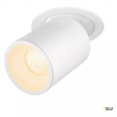 NUMINOS PROJECTOR L, Plafonnier encastr�, 3000 K, 40�, cylindrique, blanc (1007060)