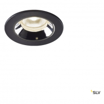 NUMINOS® XS, encastré plafond int, 40°, noir/chrome, LED, 7W, 4000K, IP20/IP44 (1005540)