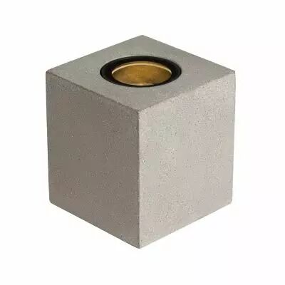 CONCRETO, luminaire mobile, ext�rieur, carr�, gris, GU10, 10 W max, 240V, IP 65 (1006409)