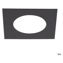 NUMINOS®, bague de réduction carrée, longueur 16 cm, Ø intérieur 9 cm, noir (1006141)