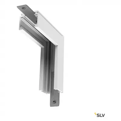 48V TRACK, Connecteur 90� m�canique pour rail en saillie standard, st�r�o, blanc (1006580)