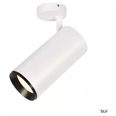 NUMINOS� XL, plafonnier orientable, 60�, blanc/noir, LED 36W 4000K variable Dali (1005758)