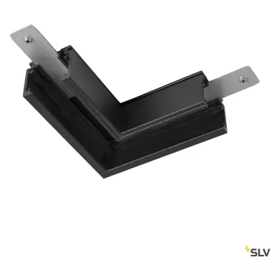 48V TRACK, Connecteur 90� m�canique, pour rail en saillie standard, droite, noir (1006577)