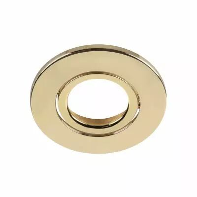 UNIVERSAL, encastr� de plafond, int�rieur, collerette orientable, rond, dor� (1007094)