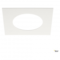NUMINOS®, bague de réduction carrée, longueur 24 cm, Ø intérieur 15 cm, blanc (1006150)