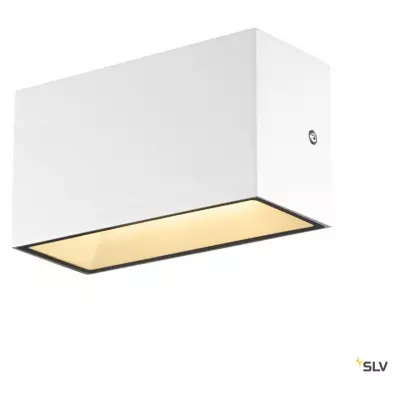 SITRA CUBE applique ext M up/down blanc LED 14W 3000K/4000K IP44 CCT Switch (1005153)