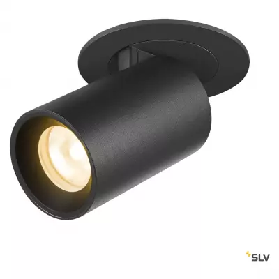 NUMINOS PROJECTOR XS, Plafonnier encastr�, 3000 K, 40�, cylindrique, noir (1006888)
