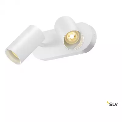 ASTO TUBE, plafonnier, cylindrique, GU10, 2x max. 10 W, blanc (1006426)