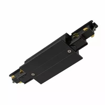S-TRACK, connecteur longitudinal pour syst�me rail encastr� 3 all., noir (1006537)