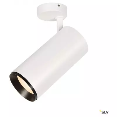 NUMINOS� XL, plafonnier orientable, 36�, blanc/noir, LED, 36W, 3000K, variable (1006093)