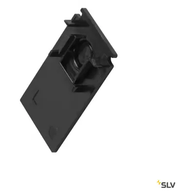48V TRACK, Embout pour rail en saillie profond, noir (1006595)