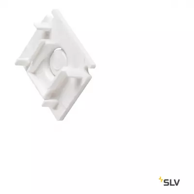 48V TRACK, Embout pour rail en saillie standard, blanc (1006594)