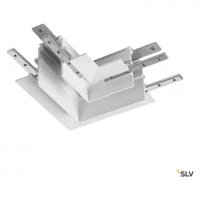 48V TRACK, Connecteur 90� m�canique, pour rail encastr� profond, gauche, blanc (1006588)