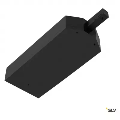 Bo�tier de transformateur 48V TRACK avec embout d'alimentation droite DALI noir (1007137)