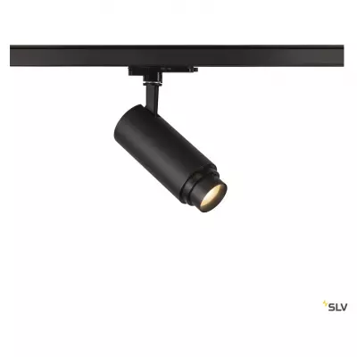 NUMINOS� ZOOM M, spot rail 3 all int, 15�, noir, LED, 20W, 3000K, variable Dali (1006116)