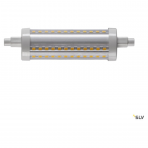 Source LED QT-DE12, R7s 118mm, gris, 15W, 3000K, variable (1005288)