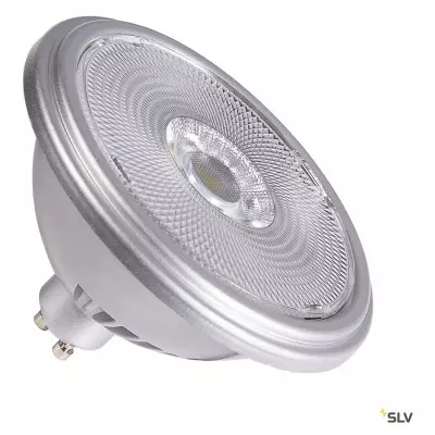 Source LED QPAR111, GU10, argent, 12,5W, 3000K, variable (1005279)