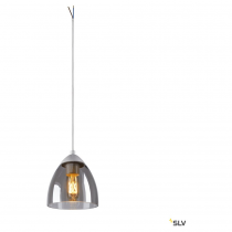 PARA CONE GL, suspension intérieure, verre fumé, blanc, GU10, 25W max (1006160)