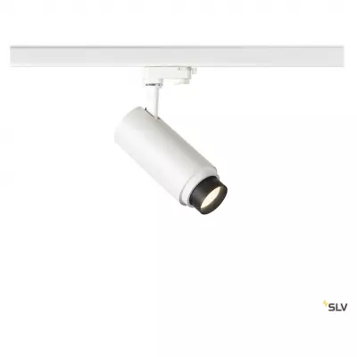 NUMINOS� ZOOM M, spot rail 3 all int, 15�, blanc/noir, LED, 20W, 4000K, variable (1006113)