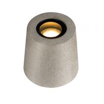 CONCRETO, luminaire mobile, extérieur, rond, gris, GU10, 10 W max, 240V, IP 65, (1006408)