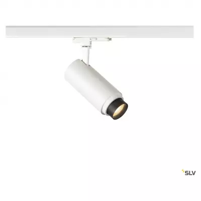 NUMINOS� ZOOM M, spot rail 3 all int, 15�, noir, LED, 20W, 3000K, variable Dali (1006117)