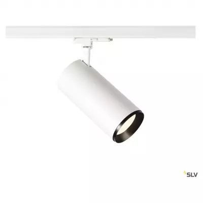 NUMINOS� XL, spot rail 3 all int, 24�, blanc/noir, LED 36W, 4000K, variable Dali (1005810)