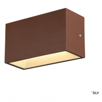 SITRA CUBE applique ext M up/down rouille LED 14W 3000K/4000K IP44 CCT Switch (1005154)