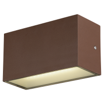 SITRA CUBE applique ext M up/down rouille LED 14W 3000K/4000K IP44 CCT Switch (1005154)