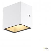 SITRA CUBE, applique ext, S, simple, blanc LED 6,2W 3000K/4000K IP44 CCT Switch (1005149)