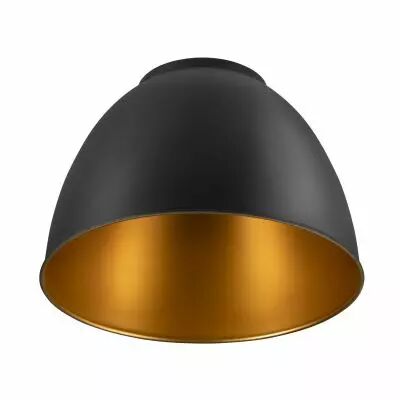 PARA DOME, abat-jour, int�rieur, noir/dor�, IP 20 (1006410)