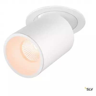 NUMINOS PROJECTOR L, Plafonnier encastr�, 2700 K, 20�, cylindrique, blanc (1007039)
