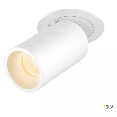 NUMINOS PROJECTOR M, Plafonnier encastr�, 3000 K, 20�, cylindrique, blanc (1007003)
