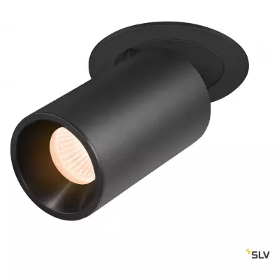 NUMINOS PROJECTOR M, Plafonnier encastr�, 2700 K, 40�, cylindrique, noir (1006978)
