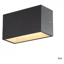 SITRA CUBE applique ext M up/down anthracite LED 14W 3000K/4000K IP44 CCT Switch (1005151)