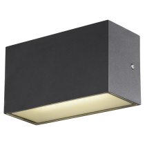 SITRA CUBE applique ext M up/down anthracite LED 14W 3000K/4000K IP44 CCT Switch (1005151)