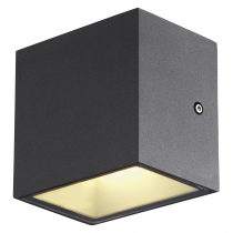 SITRA CUBE applique ext S simple anthracite LED 6,2W 3000K/4000K IP44 CCT Switch (1005148)