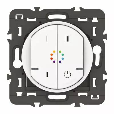 Commande sans fils multicouleurs C�liane with Netatmo - blanc sans plaque (067767)