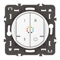 Commande sans fils multicouleurs Céliane with Netatmo - blanc sans plaque (067767)