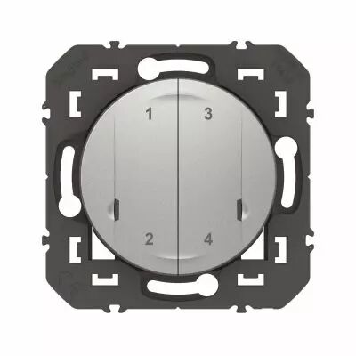 Commande sans fils 4 sc�narios dooxie with Netatmo sans plaque alu (600191A)