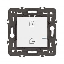 Commande sans fils Départ/Arrivée Mosaic with Netatmo sans plaque blanc (077715LA)