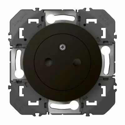 prise de courant 2p+t surface dooxie 16a - noir (600776)